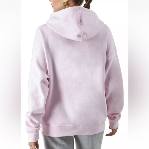 NWT Champion Women's Powerblend Hoodie Sweatshirt Sweater Pink Purple Logo - Picture 2 of 7